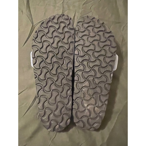 Birkenstock Madrid Big Buckle Light Blue Leather Slide Sandals 38 L7 M5 - Picture 5 of 5